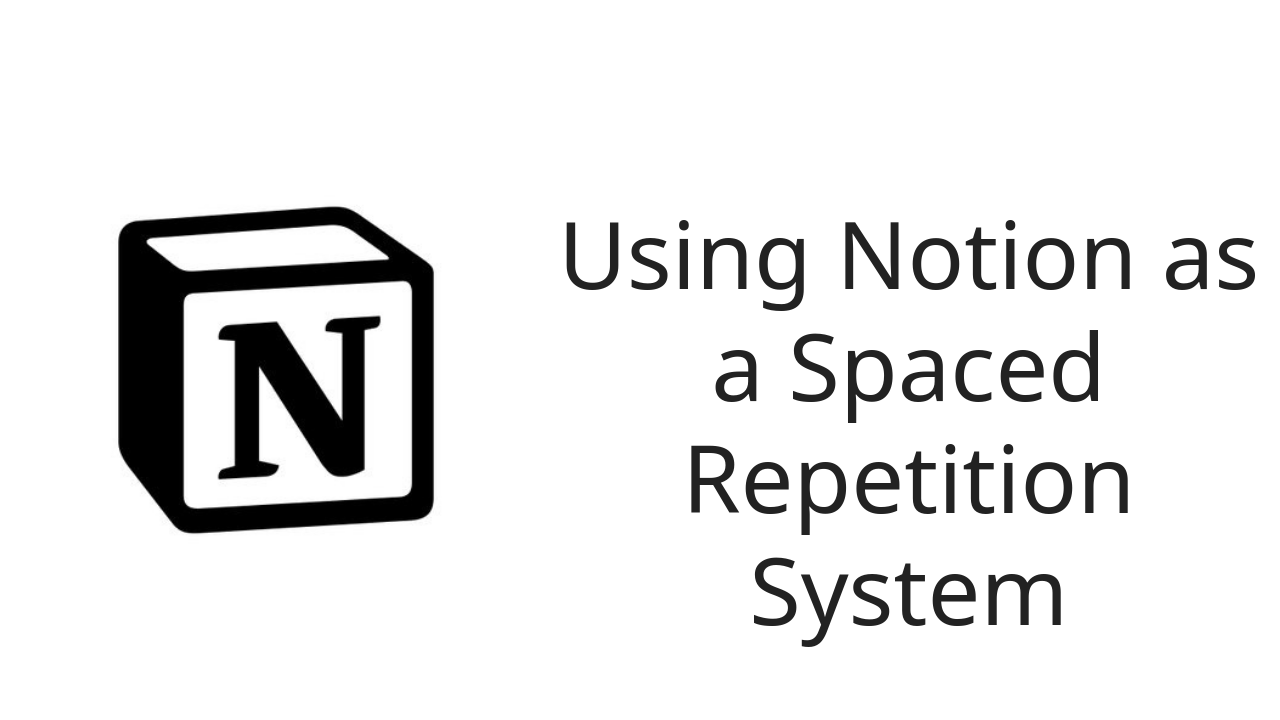 spaced repetition notion template